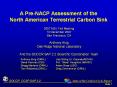 A Pre-NACP Assessment of the North American Terrestrial Carbon Sink PowerPoint PPT Presentation