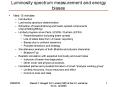 Luminosity spectrum measurement and energy biases PowerPoint PPT Presentation