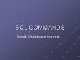 SQL COMMANDS PowerPoint PPT Presentation
