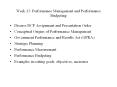 Week 13: Performance Management and Performance Budgeting PowerPoint PPT Presentation