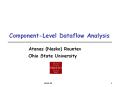 Component-Level Dataflow Analysis PowerPoint PPT Presentation