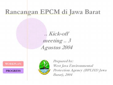 Rancangan EPCM di Jawa Barat