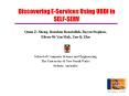 Discovering E-Services Using UDDI in SELF-SERV PowerPoint PPT Presentation