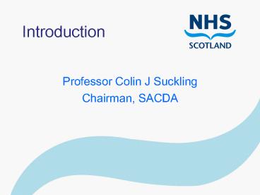 Professor Colin J Suckling