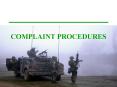 COMPLAINT PROCEDURES PowerPoint PPT Presentation