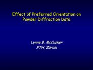 Effect%20of%20Preferred%20Orientation%20on%20Powder%20Diffraction%20Data