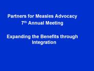 Partners for Measles Advocacy