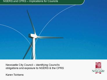 NGERS and CPRS Implications for Councils