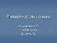 Profitability In Dairy Grazing PowerPoint PPT Presentation