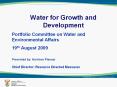 Water for Growth and Development PowerPoint PPT Presentation