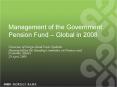 Management of the Government Pension Fund Global in 2008 PowerPoint PPT Presentation
