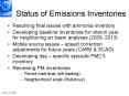 Status of Emissions Inventories PowerPoint PPT Presentation