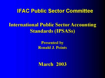 IFAC Public Sector Committee
