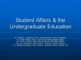 Student Affairs PowerPoint PPT Presentation