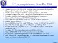 UID Accomplishments Since Dec 2004 PowerPoint PPT Presentation