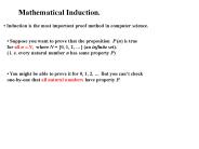 Mathematical Induction.
