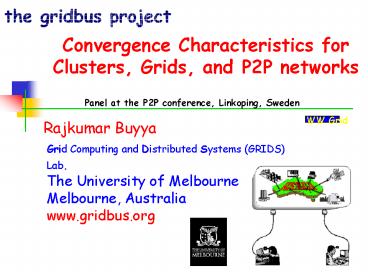 Convergence Characteristics for Clusters, Grids, and P2P networks