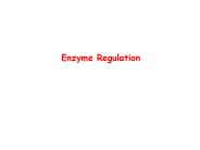Enzyme Regulation