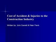 Cost of Accident