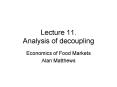 Lecture 11. Analysis of decoupling PowerPoint PPT Presentation