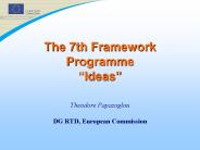The 7th Framework Programme 