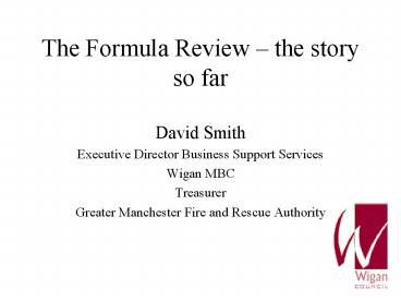 The Formula Review the story so far