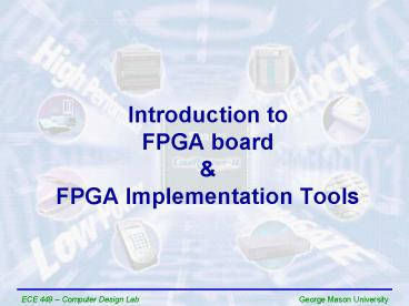 Introduction to FPGA board