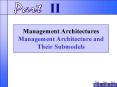 Management Architectures Management Architecture and Their Submodels PowerPoint PPT Presentation