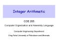 Integer Arithmetic PowerPoint PPT Presentation