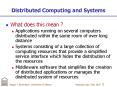 Distributed Computing and Systems PowerPoint PPT Presentation