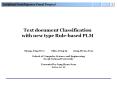 Text document Classification  with new type Rule-based PLM PowerPoint PPT Presentation