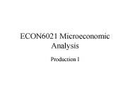 ECON6021 Microeconomic Analysis