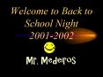 Welcome to Back to School Night 2001-2002 PowerPoint PPT Presentation