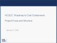 HCQCC: Roadmap to Cost Containment Project Focus and Structure PowerPoint PPT Presentation
