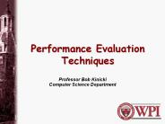 Performance Evaluation Techniques