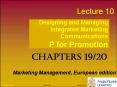 Designing and Managing Integrated Marketing Communications P for Promotion PowerPoint PPT Presentation
