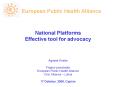 National Platforms PowerPoint PPT Presentation