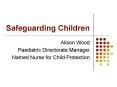 Safeguarding Children PowerPoint PPT Presentation
