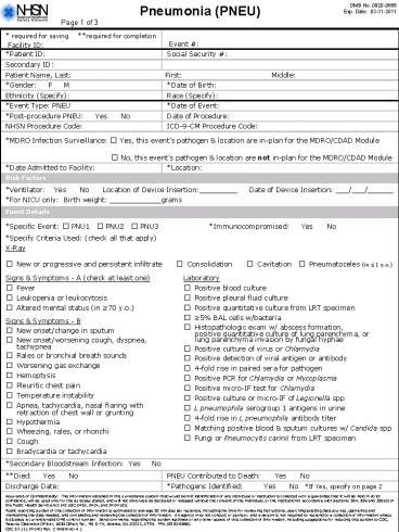 Pneumonia PNEU