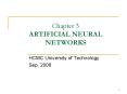 Chapter 3 ARTIFICIAL NEURAL NETWORKS PowerPoint PPT Presentation
