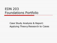 EDN 203 Foundations Portfolio
