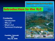 Introduction to the ILC