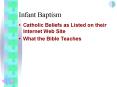 Infant Baptism PowerPoint PPT Presentation