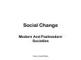 Social Change PowerPoint PPT Presentation