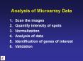 Analysis of Microarray Data PowerPoint PPT Presentation