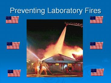 Preventing Laboratory Fires