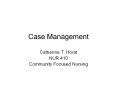 Case Management PowerPoint PPT Presentation