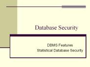 Database Security