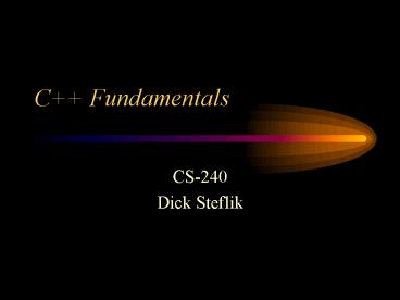 C   Fundamentals