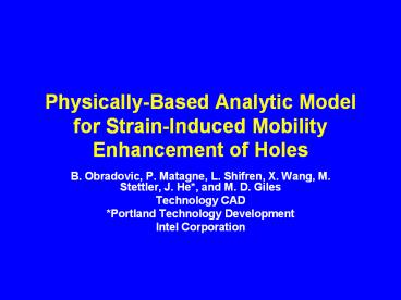 Physically-Based%20Analytic%20Model%20for%20Strain-Induced%20Mobility%20Enhancement%20of%20Holes
